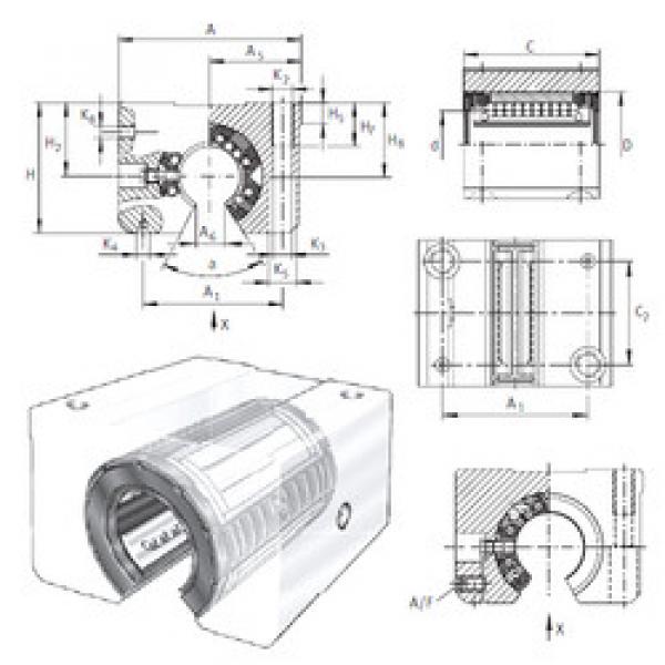 linear bearing shaft KGSNOS16-PP-AS INA #1 image