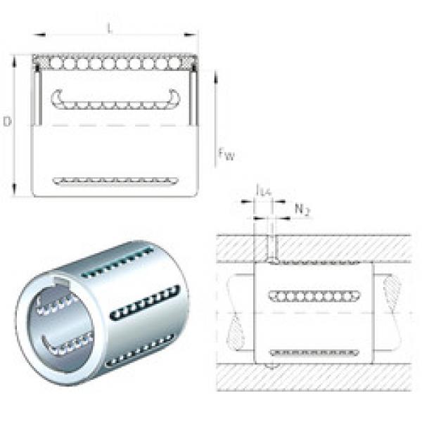 linear bearing shaft KH06-PP INA #1 image