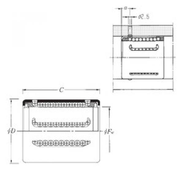 linear bearing shaft KH1228LL NTN #1 image