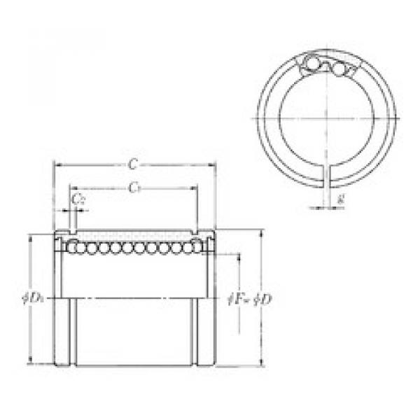 linear bearing shaft KLM30SLL NTN #1 image