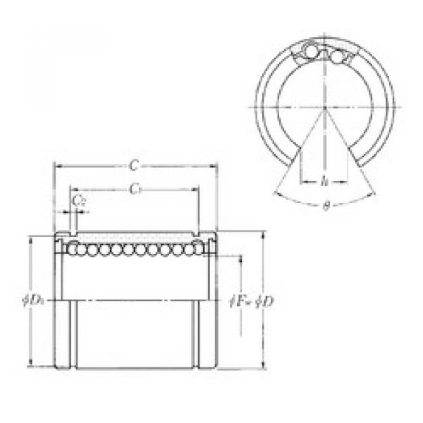 linear bearing shaft KLM20P NTN #1 image