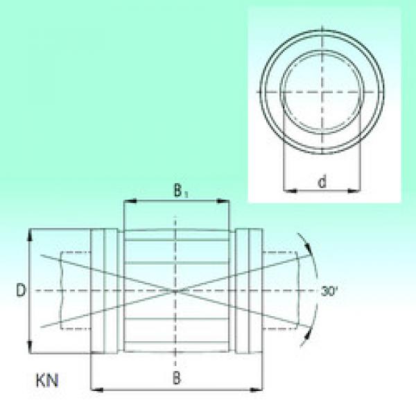 linear bearing shaft KN1232-PP NBS #1 image