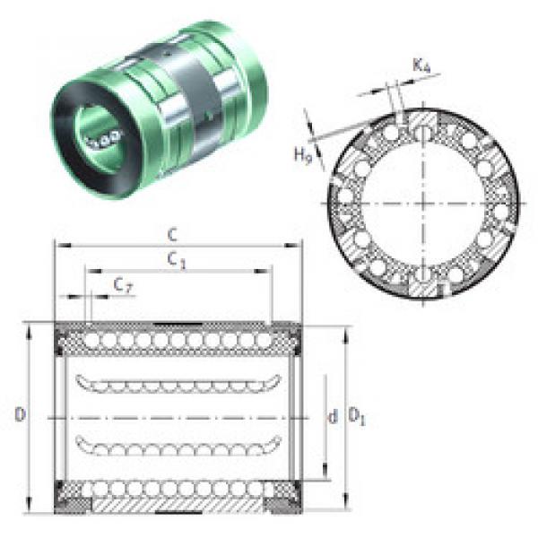 linear bearing shaft KN 16 B-PP INA #1 image