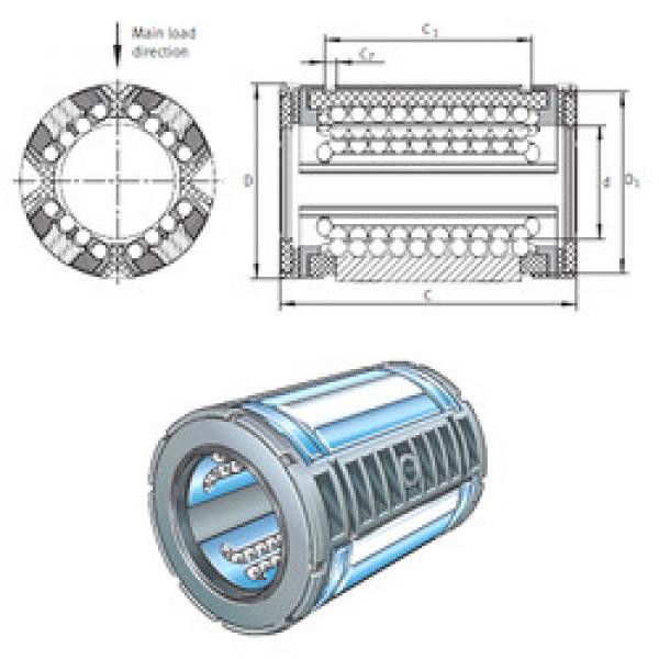 linear bearing shaft KS12 INA #1 image