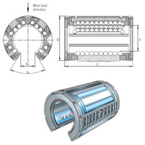 linear bearing shaft KSO12 INA #1 image