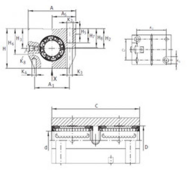 linear bearing shaft KTN 16 C-PP-AS INA #1 image