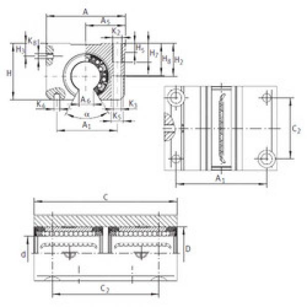 linear bearing shaft KTNO 30 C-PP-AS INA #1 image