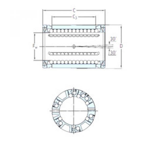 linear bearing shaft LBCD 12 A-2LS SKF #1 image