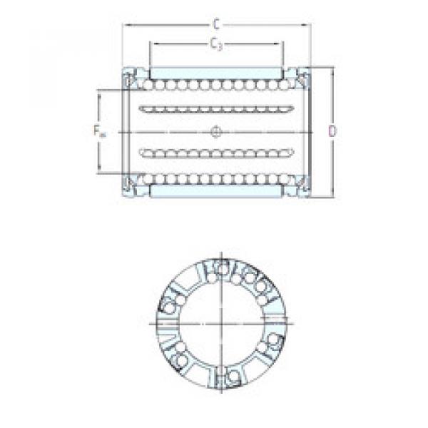 linear bearing shaft LBCR 12 A-2LS SKF #1 image