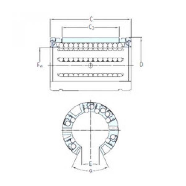 linear bearing shaft LBCT 12 A-2LS SKF #1 image