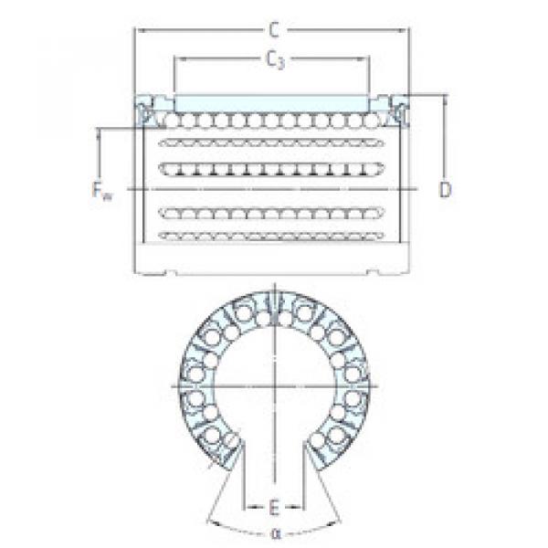 linear bearing shaft LBHT 20 A-2LS SKF #1 image