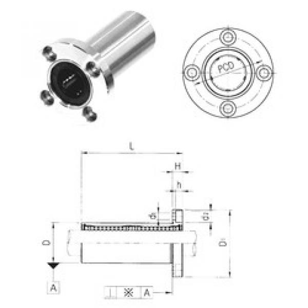 linear bearing shaft LMEF12L Samick #1 image