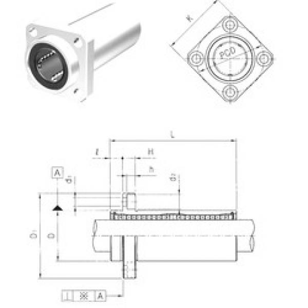 linear bearing shaft LMEKP12L Samick #1 image