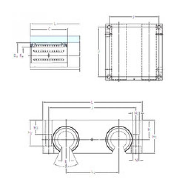 linear bearing shaft LQCF 16-2LS SKF #1 image