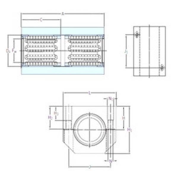 linear bearing shaft LTBR 12-2LS SKF #1 image