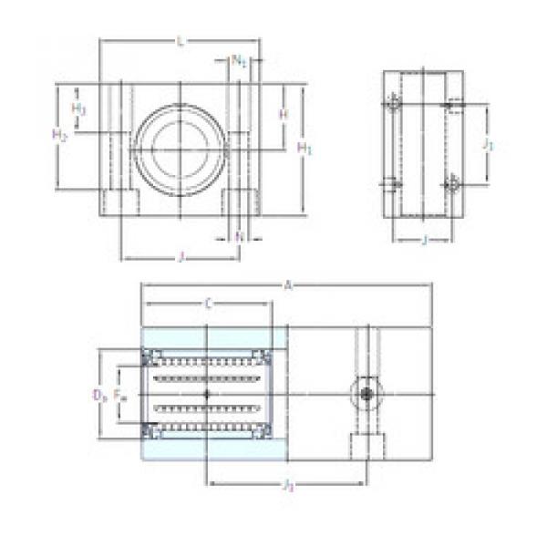 linear bearing shaft LTCD 16-2LS SKF #1 image