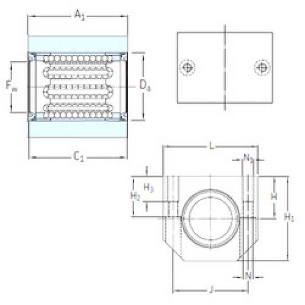 linear bearing shaft LUJR 20 SKF #1 image