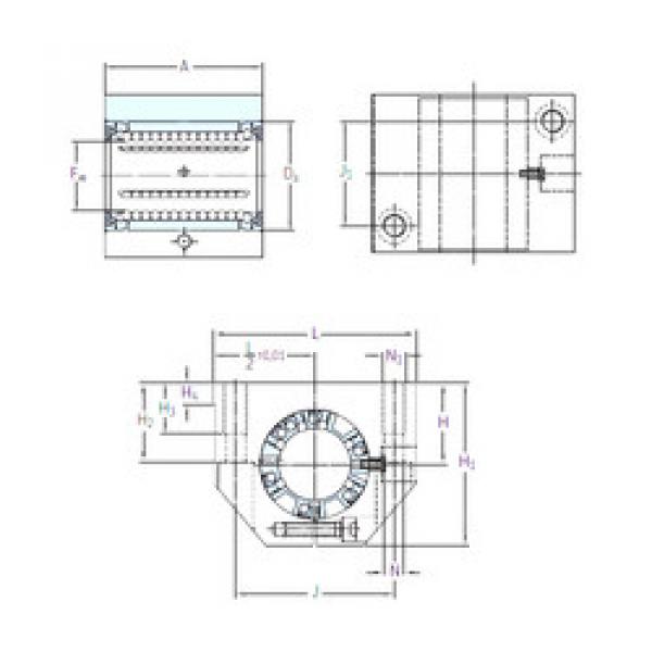 linear bearing shaft LUNE 12-2LS SKF #1 image