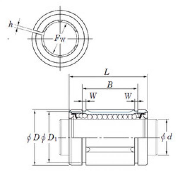 linear bearing shaft SDE10AJ KOYO #1 image