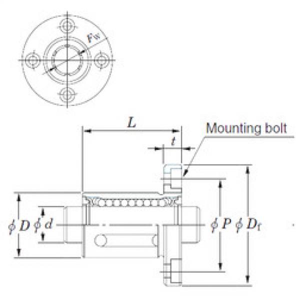 linear bearing shaft SDMF10MG KOYO #1 image