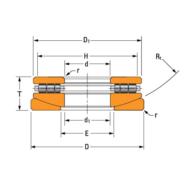 TPS thrust cylindrical roller bearing 40TPS116 #2 image