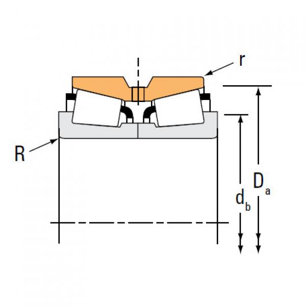 TNA Series Tapered Roller Bearings double-row M231647 M231616XD #2 image