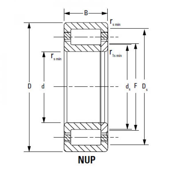 CYLINDRICAL BEARINGS ONE-ROW METRIC ISO SERIES NU1068MA #2 image