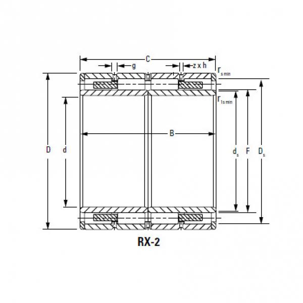 Four-Row Cylindrical Roller Bearings 220RYL1621 RY-6 #3 image