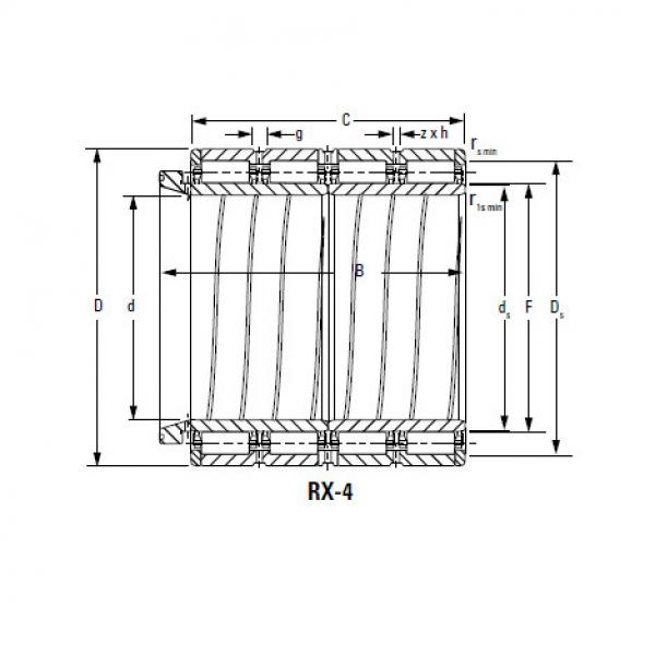 Four-Row Cylindrical Roller Bearings 200RYL1544 RY-6 #2 image