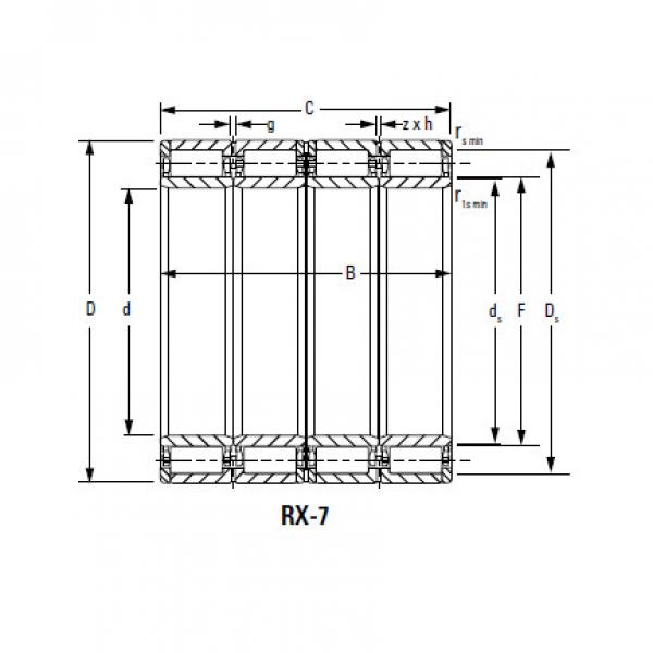 Four-Row Cylindrical Roller Bearings 200RYL1567 RY-6 #3 image