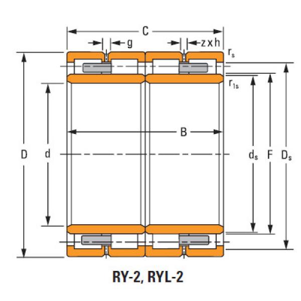 cylindrical roller bearing inner ring outer assembly 165ryl1451 #4 image