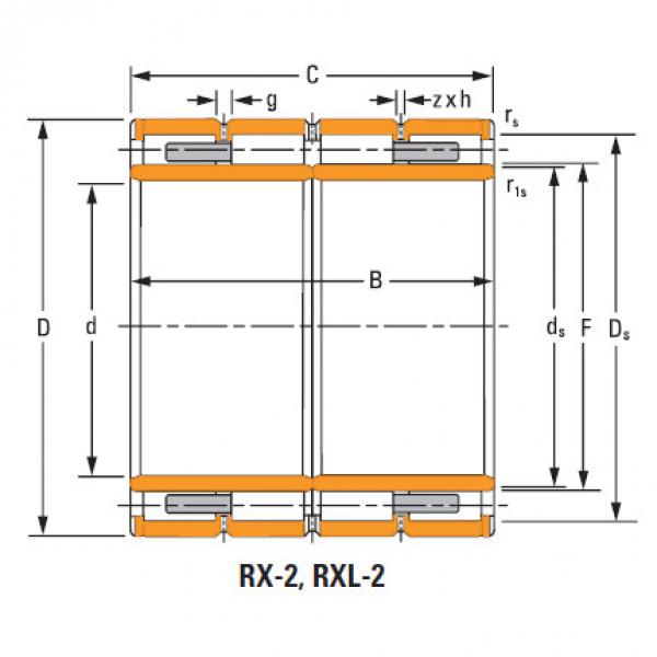 cylindrical roller bearing inner ring outer assembly 1040arXs3882 1133rXs3882 #4 image