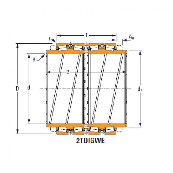 four-row tapered roller Bearings 48393d 48320d #2 image