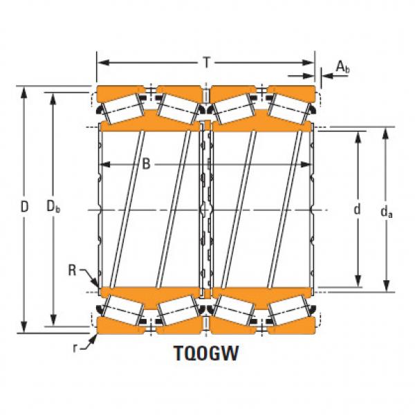 four-row tapered roller Bearings 48290dw 48220 #2 image