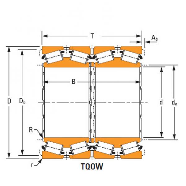 four-row tapered roller Bearings 48290dw 48220 #1 image