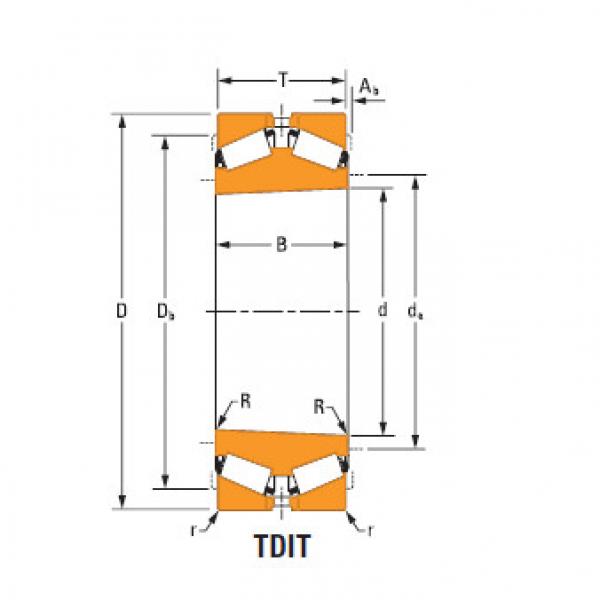 TdiT TnaT two-row tapered roller Bearings 67390Td 67320 #2 image