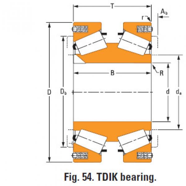 tdik thrust tapered roller bearings ee833157dw 833232 #1 image