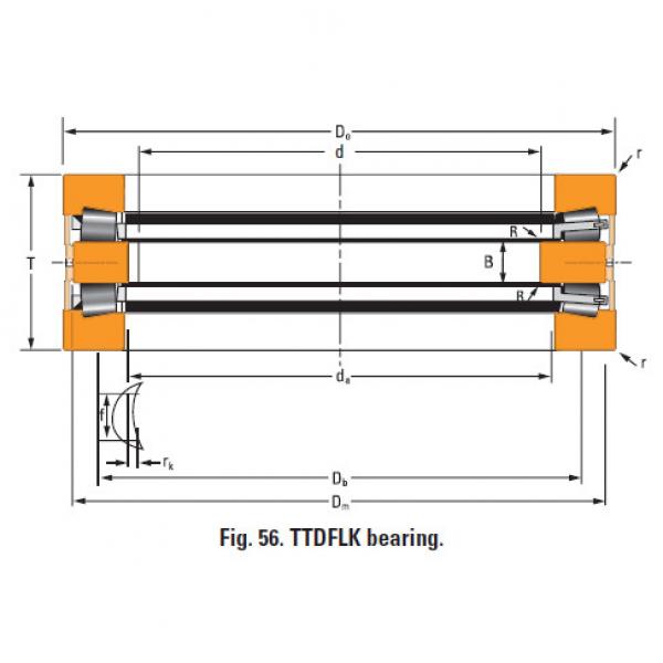 TTdFlk TTdW and TTdk bearings Thrust race single d-3639-c #1 image