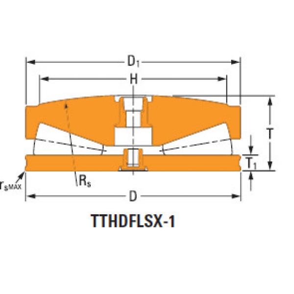 screwdown systems thrust tapered bearings T811fs-T811sa #1 image