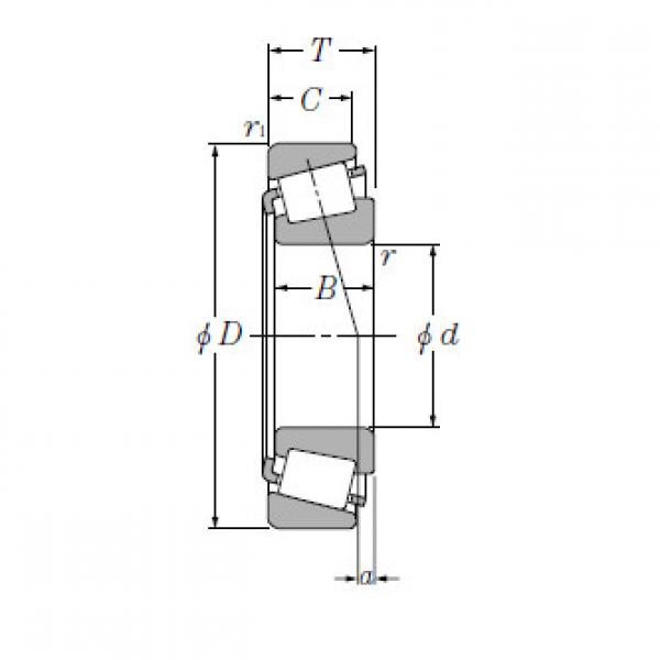 Single Row Tapered Roller Bearings NTN 543085/543114 #1 image