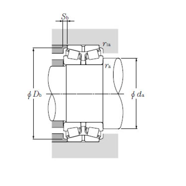 Double Row Tapered Roller Bearings NTN 323024 #2 image