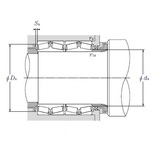 Four Row Tapered Roller Bearings Singapore 623076 #4 image