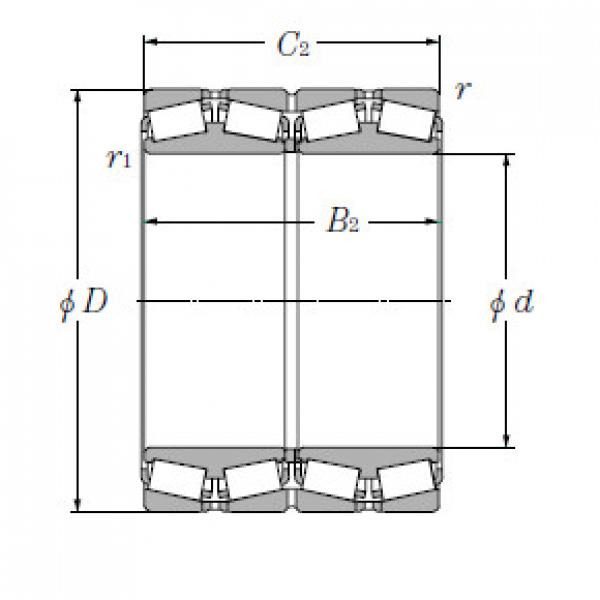 Four Row Tapered Roller Bearings Singapore 623076 #5 image