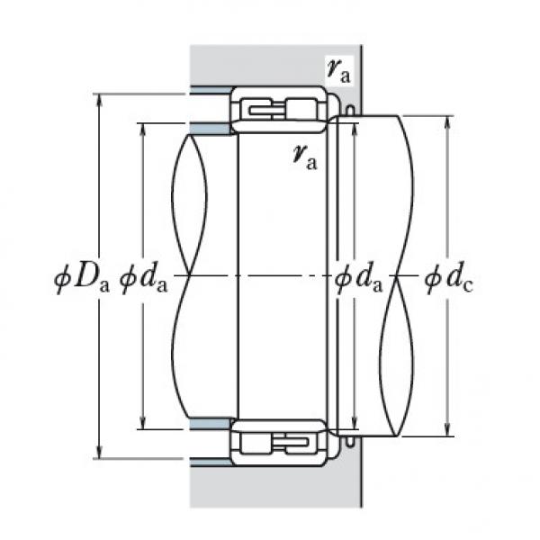 DOUBLE ROW CYLINDRICAL BEARINGS NSK NN3021K #1 image