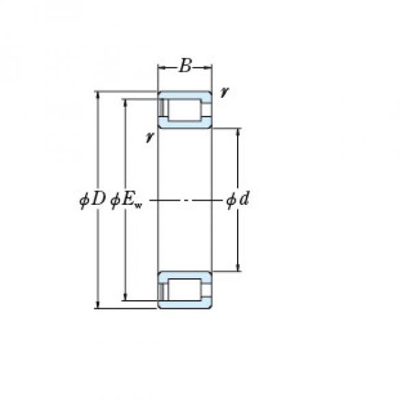 FULL-COMPLEMENT CYLINDRICAL ROLLER BEARINGS JAPAN NCF18/530V #1 image