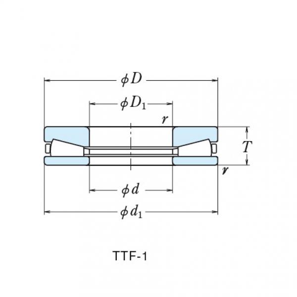 TAPERED ROLLER THRUST BEARINGS JAPAN 170TT3201 #2 image