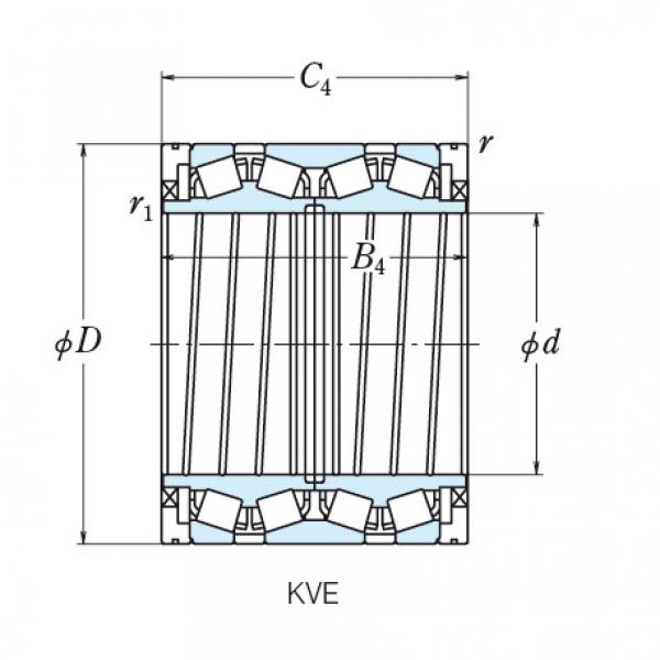 Sealed clean TAPERED ROLLER BEARINGS 101KVE2051 #1 image