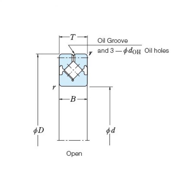 CROSSED ROLLER BEARINGS NRXT25030DD #2 image