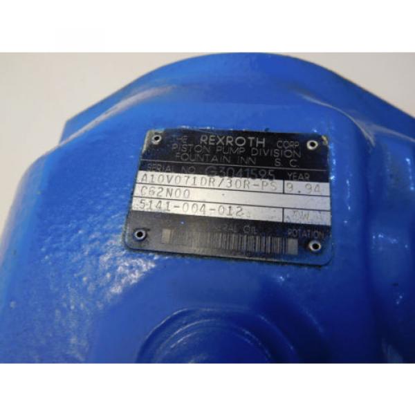 Rexroth A10V071DR/30R-PSC62N00 Hydraulic Pump 32 GPM #2 image