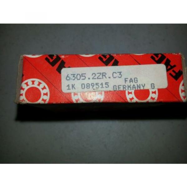 FAG Ball Bearing, Part # 6305.2ZR.C3 *NIB* #4 image